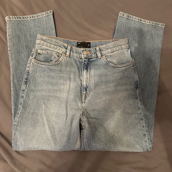 ASOS DESIGN high rise farleigh 'slim' mom jeans (W30 L32) - Picture 7 of 8